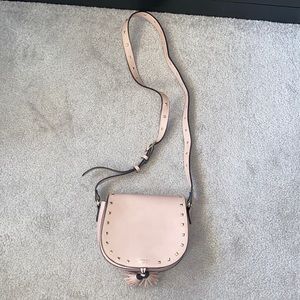 VICTORIA SECRET Light Pink Gold Studded Crossbody Purse